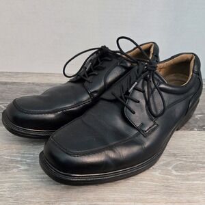 French Shriner Mens Size 11M Black‎ Leather Lace up shoes Raleigh
